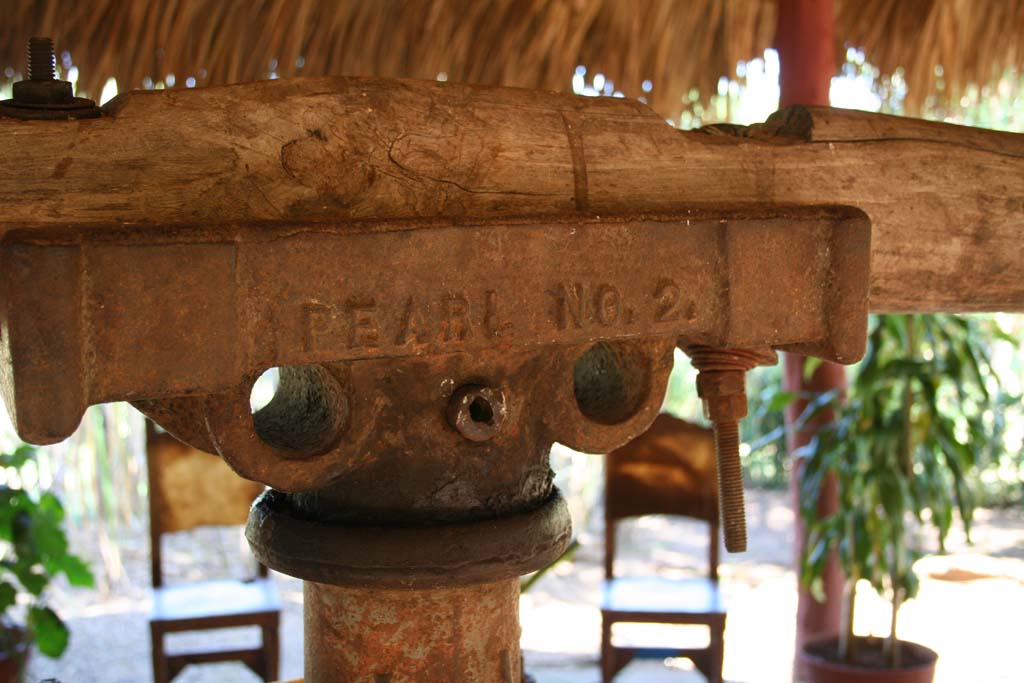 It's a Pearl No.2 sugar cane mill.