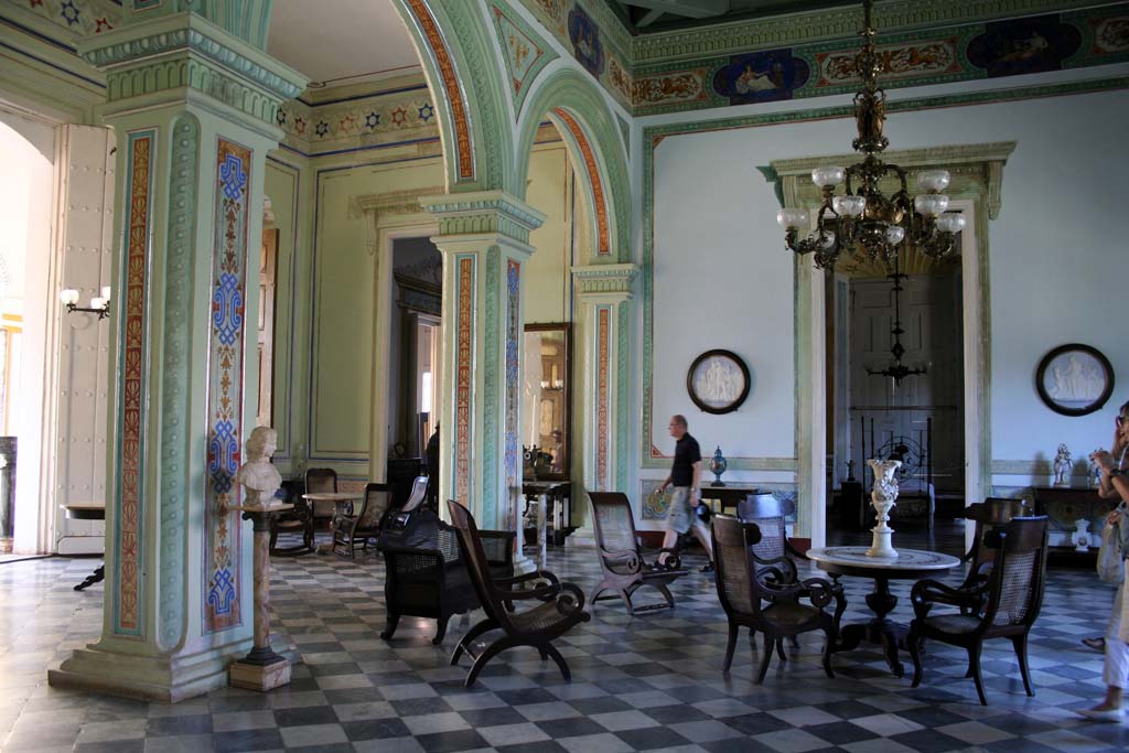 The elegant main entrance hall.