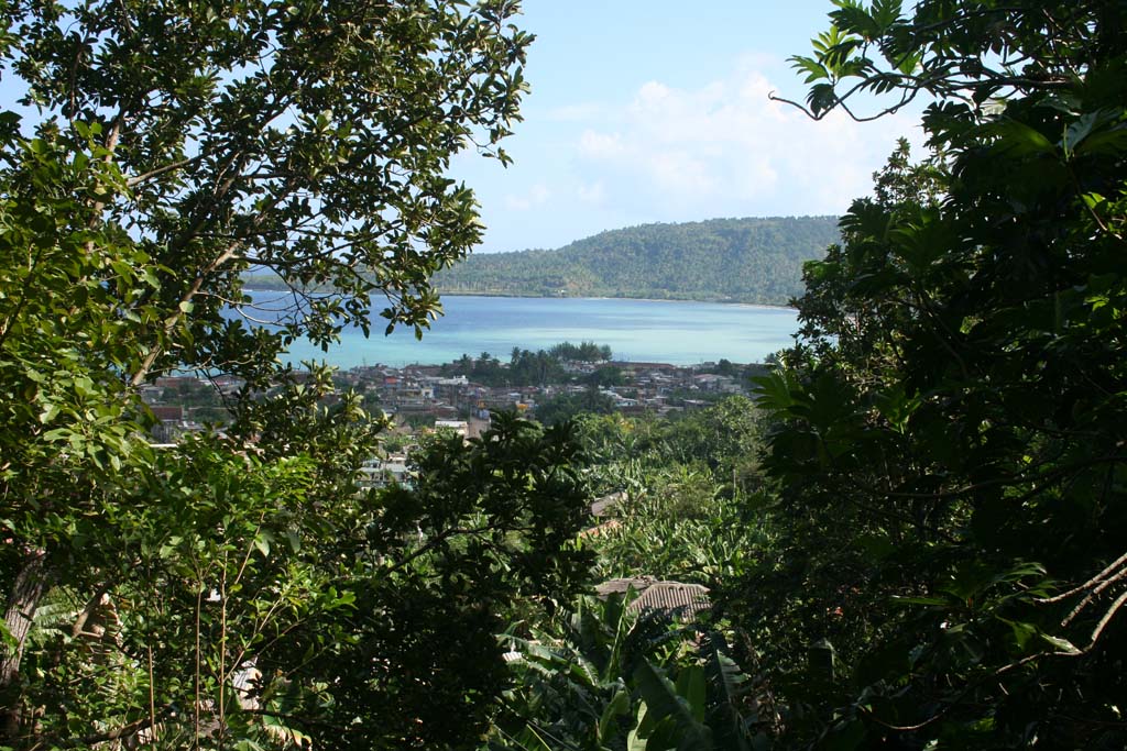 The view over Baracoa.
