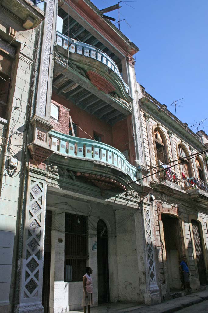 Unusual balconies.