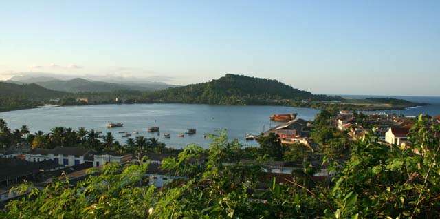 The view over the bay.