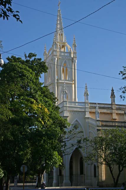 The same church, near the Teatro Amadeo Roldan.