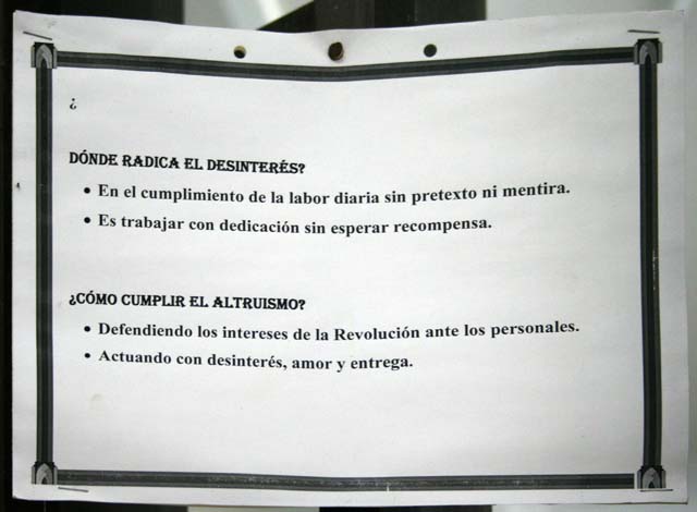 As we expected, the notices are revolutionary exhortations.