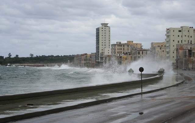The sea can get pretty rough along here.
