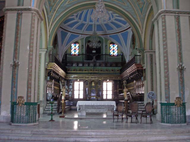 The chancel and altar