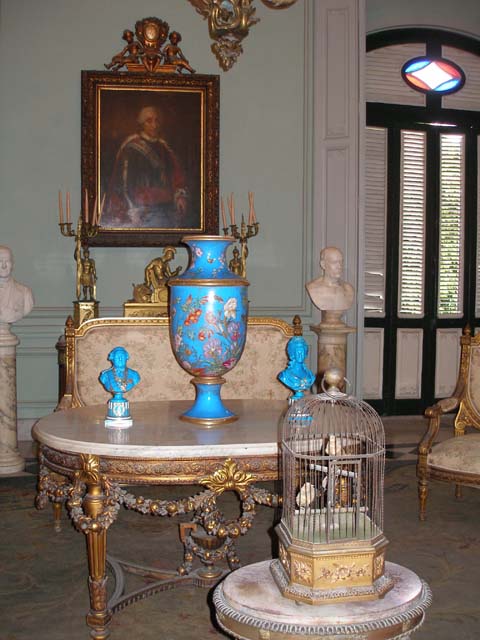 Various exhibits from the colonial era.